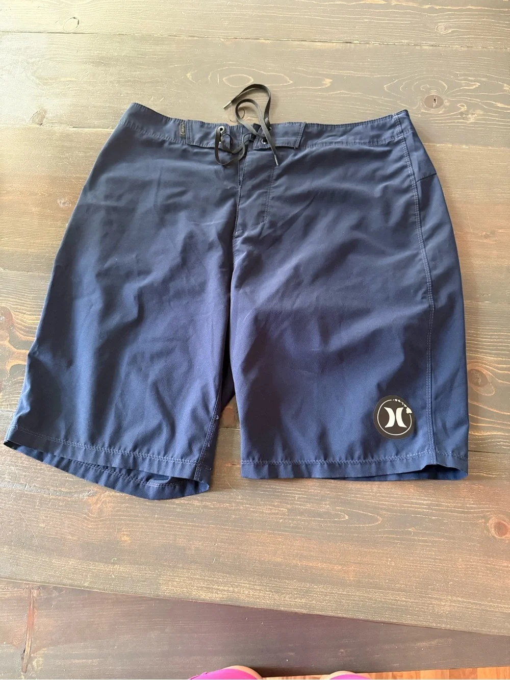 Hurley Men’s Navy Blue Logo Board Shorts